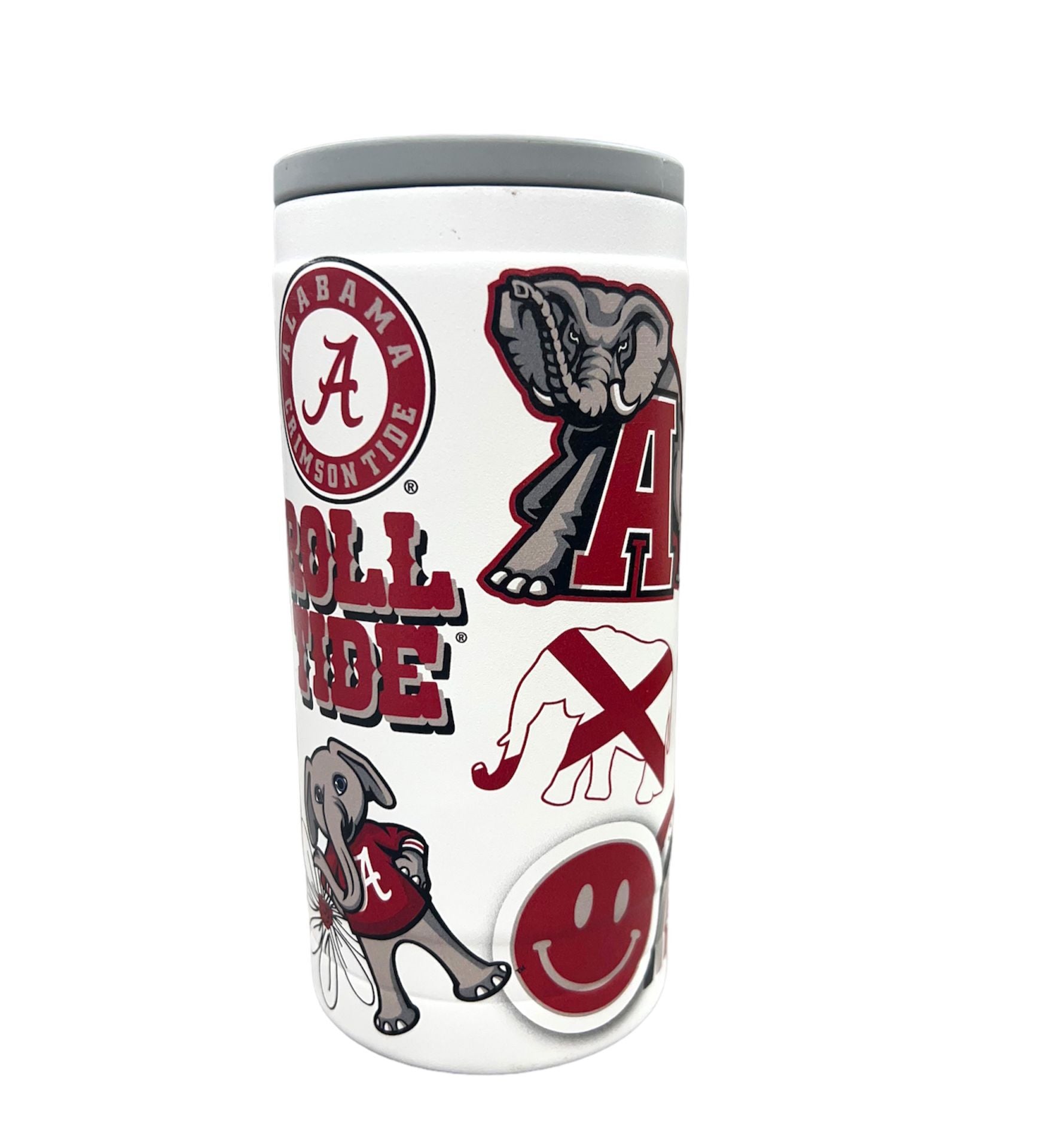 Alabama Crimson Tide - Native Powdercoat 12oz Slim Can Coolie