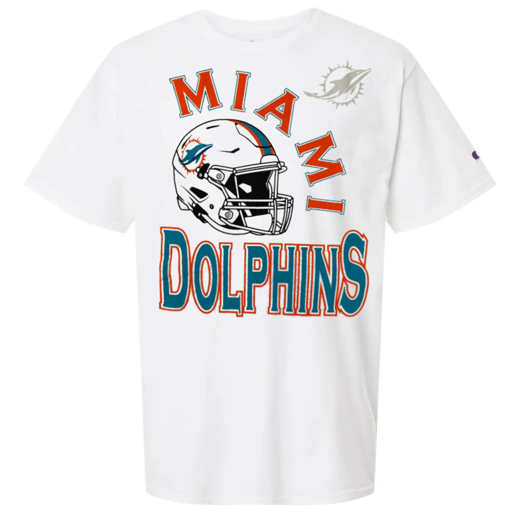 Miami Dolphins - NFL 1655 Helmet Football Logo Short Sleeve T-Shirt
