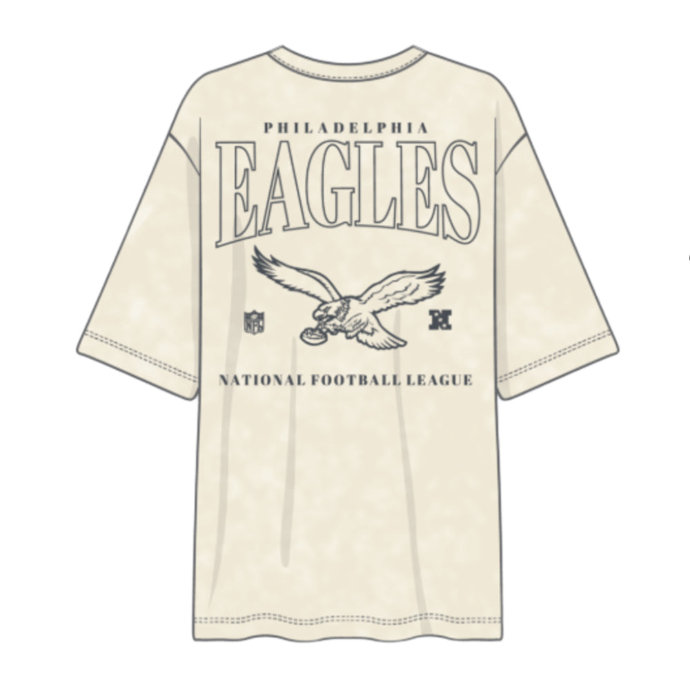 Philadelphia Eagles - NFL Heritages Hues Oversized SS T-Shirt