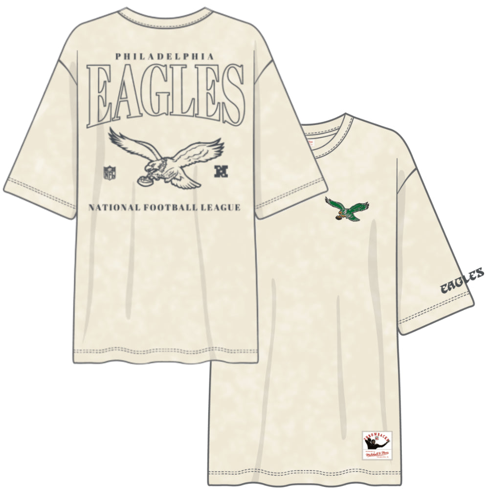 Philadelphia Eagles - NFL Heritages Hues Oversized SS T-Shirt