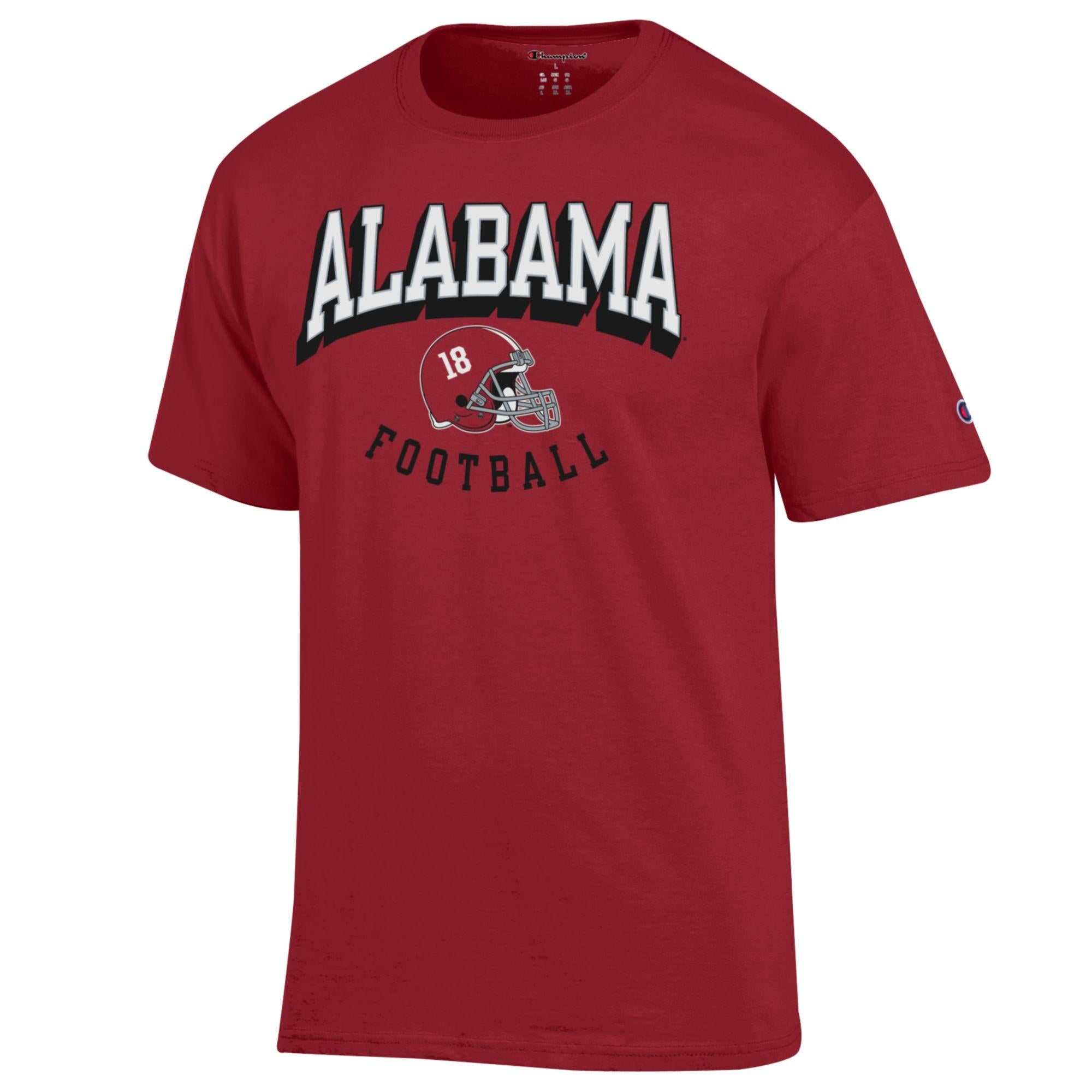 Alabama Crimson Tide - NCAA University Of Alabama Football Helmet Logo T-Shirt