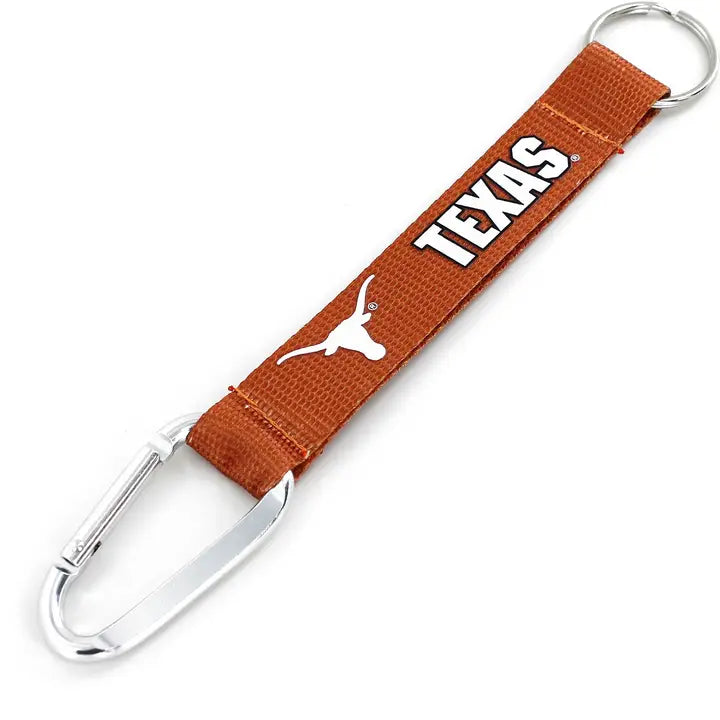 Texas Longhorns - NCAA Carabiner Lanyard Keychain