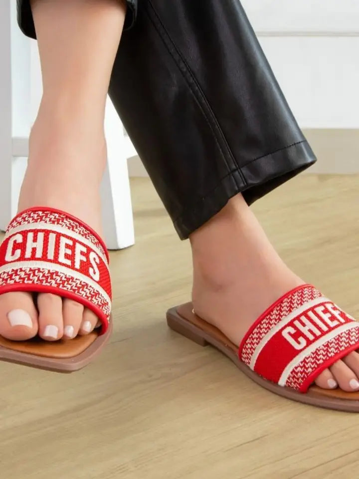 Kansas City Chiefs - Chiefs Game Day Sandals