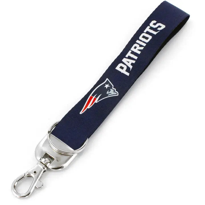 New England Patriots - NFL Logo Deluxe Wristlet Keychain