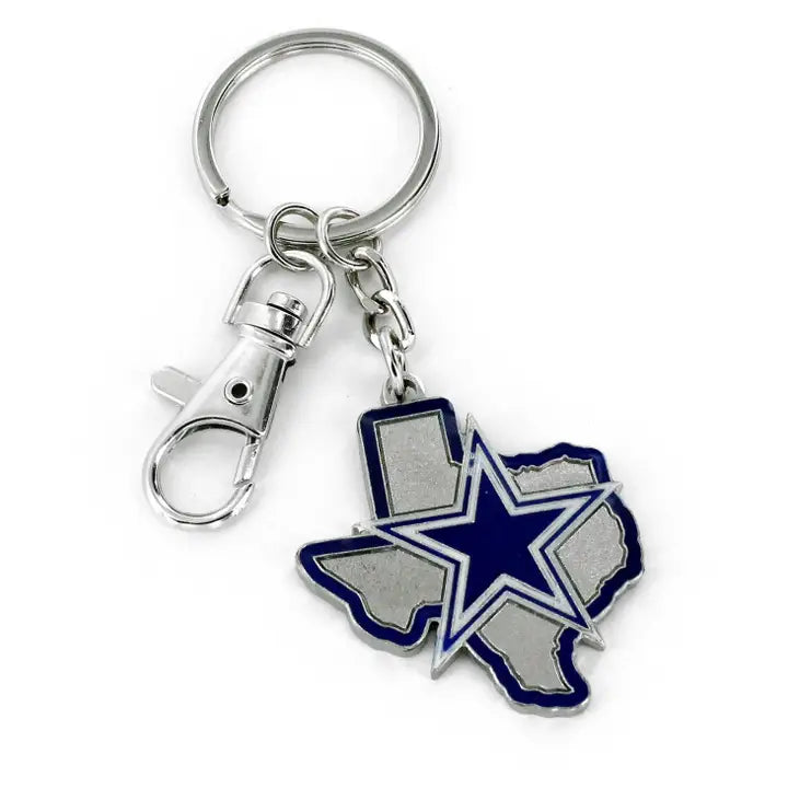 Dallas Cowboys - NFL State Design Heavyweight Logo Keychain