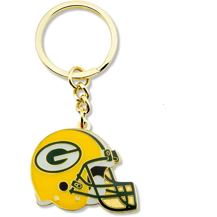 Green Bay Packers Helmet Keychain