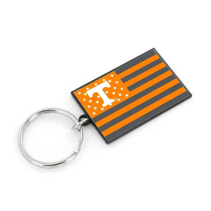 Tennessee Volunteers - NCAA Americana Flag Keychain