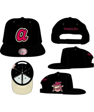 Atlanta Braves - MLB Classic Coop Black Snapback Hat