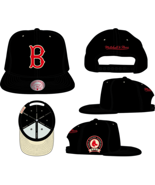 Boston Red Sox - MLB Classic Coop Black Snapback Hat