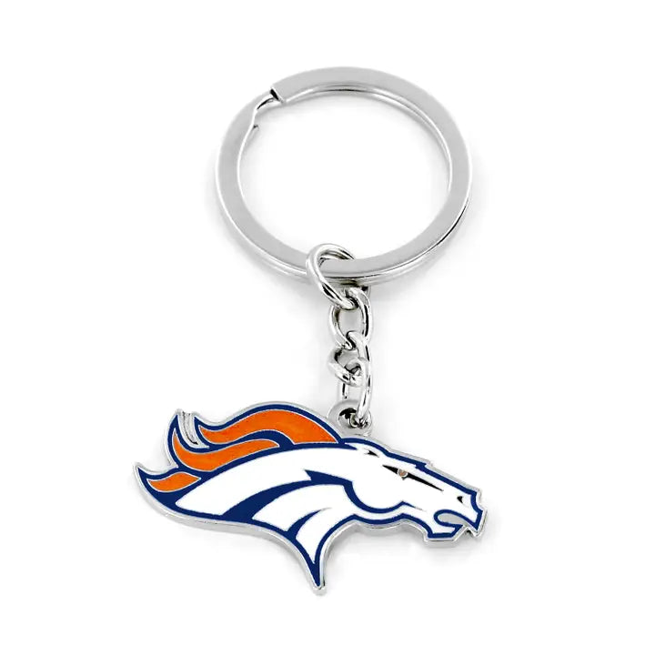 Denver Broncos Logo Keychain