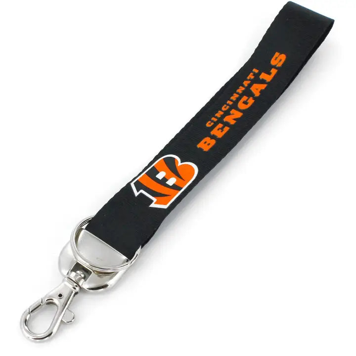 Cincinnati Bengals - NFL Logo Deluxe Wristlet Keychain