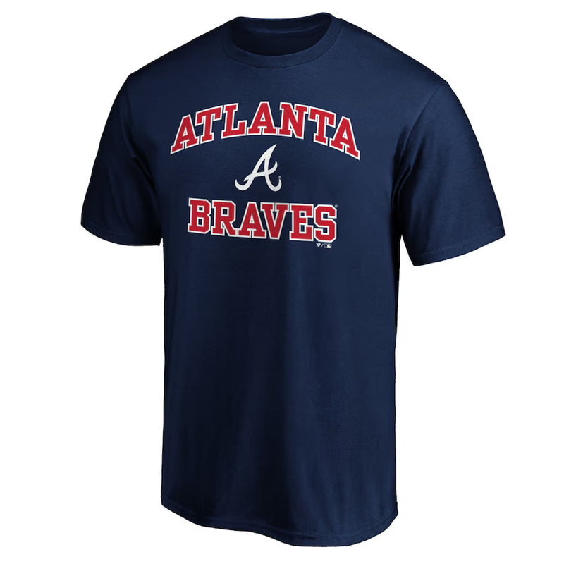 Atlanta Braves - MLB Fanatics Heart & Soul Navy T-Shirt