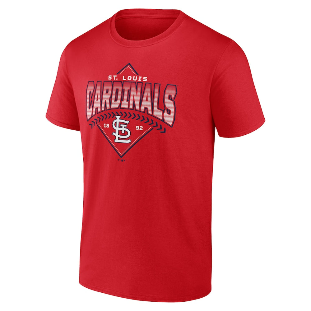 St. Louis Cardinals -MLB Fundamentals Cotton Ahead In the Count Short Sleeve  T-Shirt