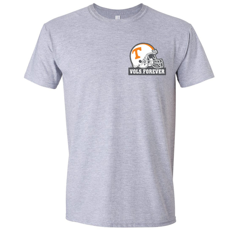 Tennessee Volunteers - Past / Present Helmets Sport Grey T-Shirt