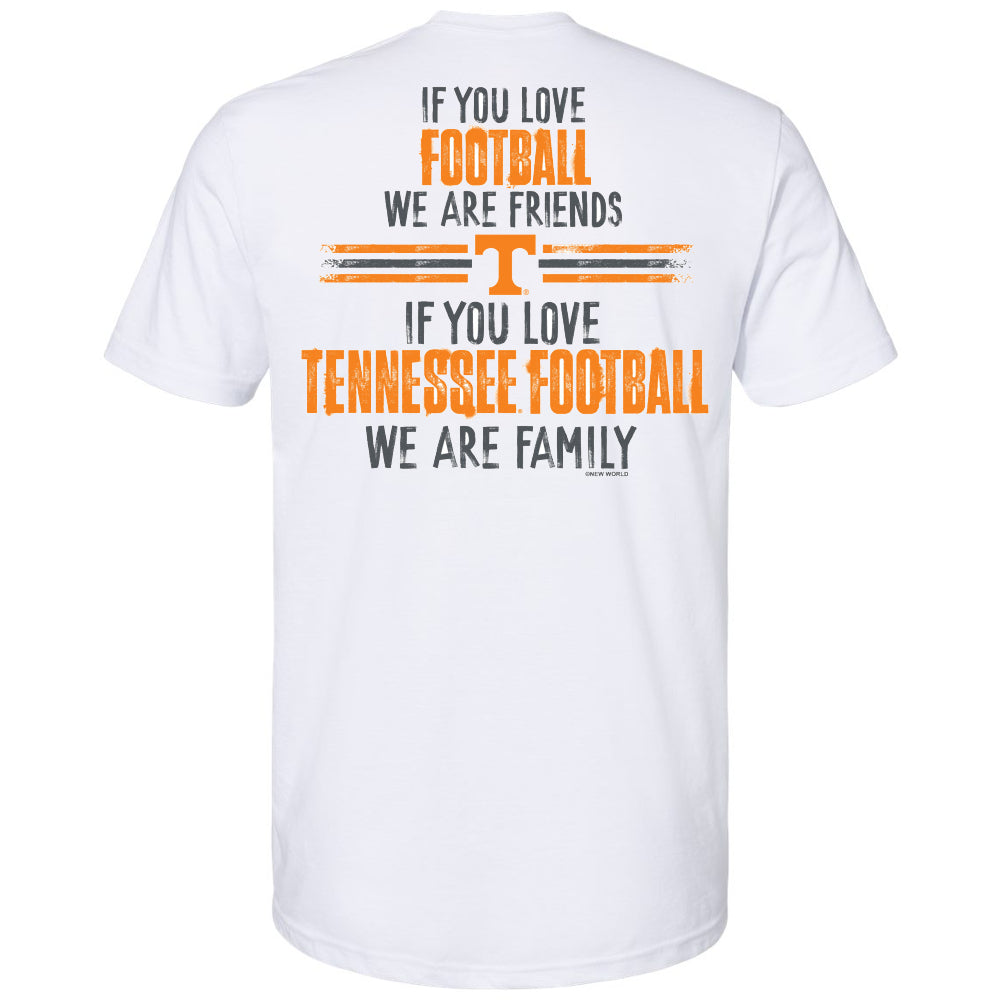 Tennessee Volunteers - Football Family White T-Shirt