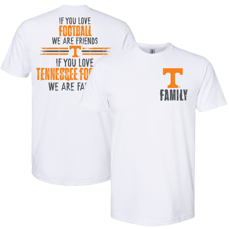 Tennessee Volunteers - Football Family White T-Shirt