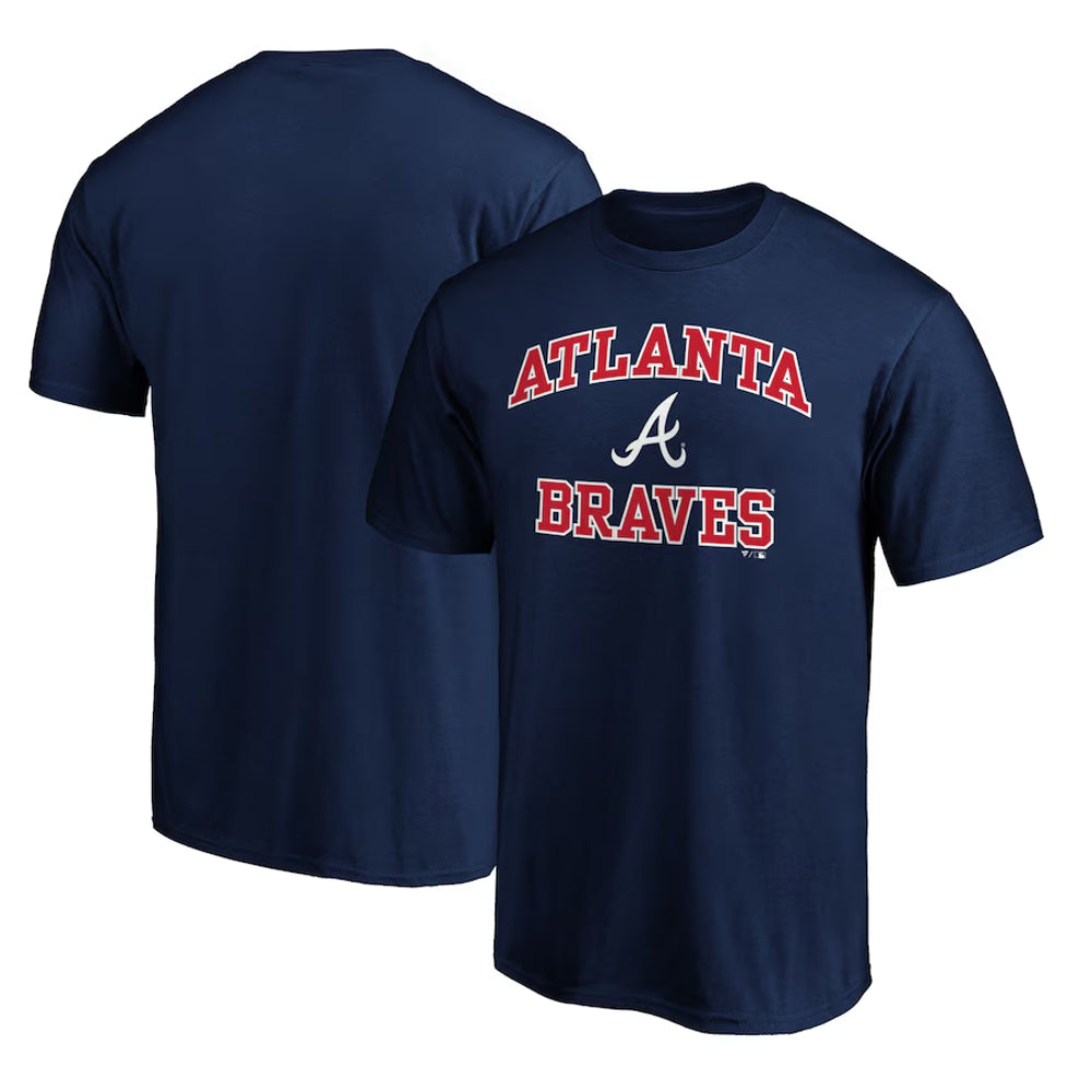 Atlanta Braves - MLB Fanatics Heart & Soul Navy T-Shirt