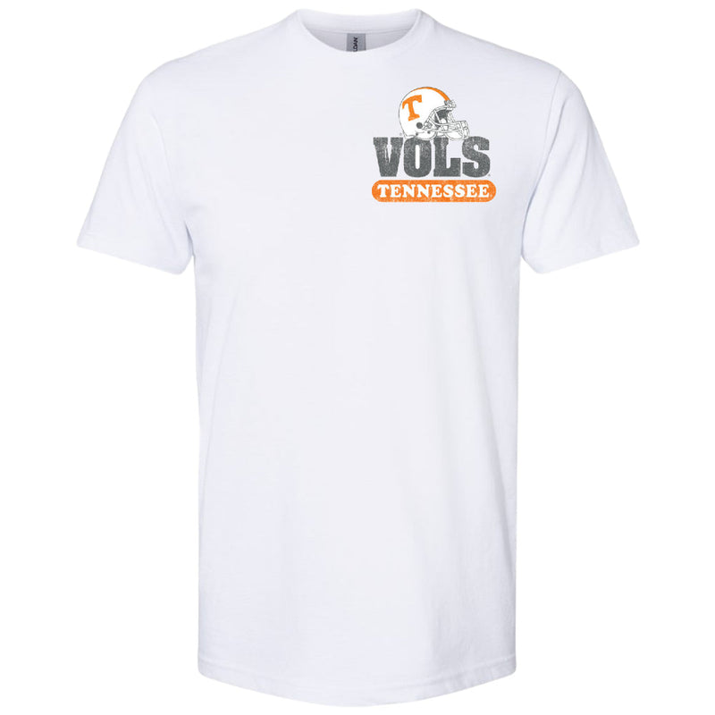 Tennessee Volunteers - Retro Helmet White T-Shirt