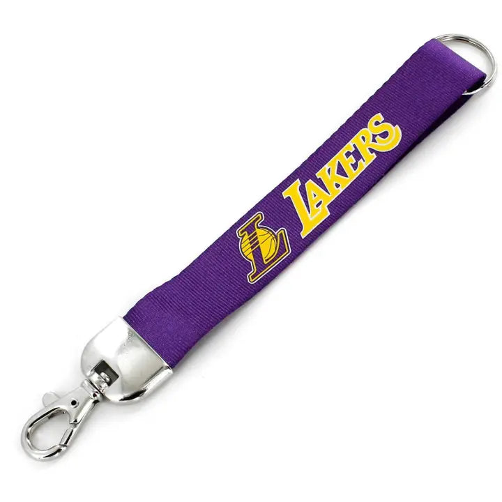 Los Angeles Lakers - NBA Logo Deluxe Wristlet Keychain