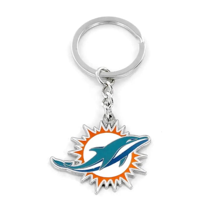 Miami Dolphins Logo Keychain