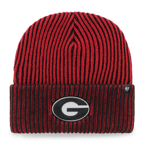 Georgia Bulldogs - Red Cold Snap Cuff Knit Beanie, 47 Brand