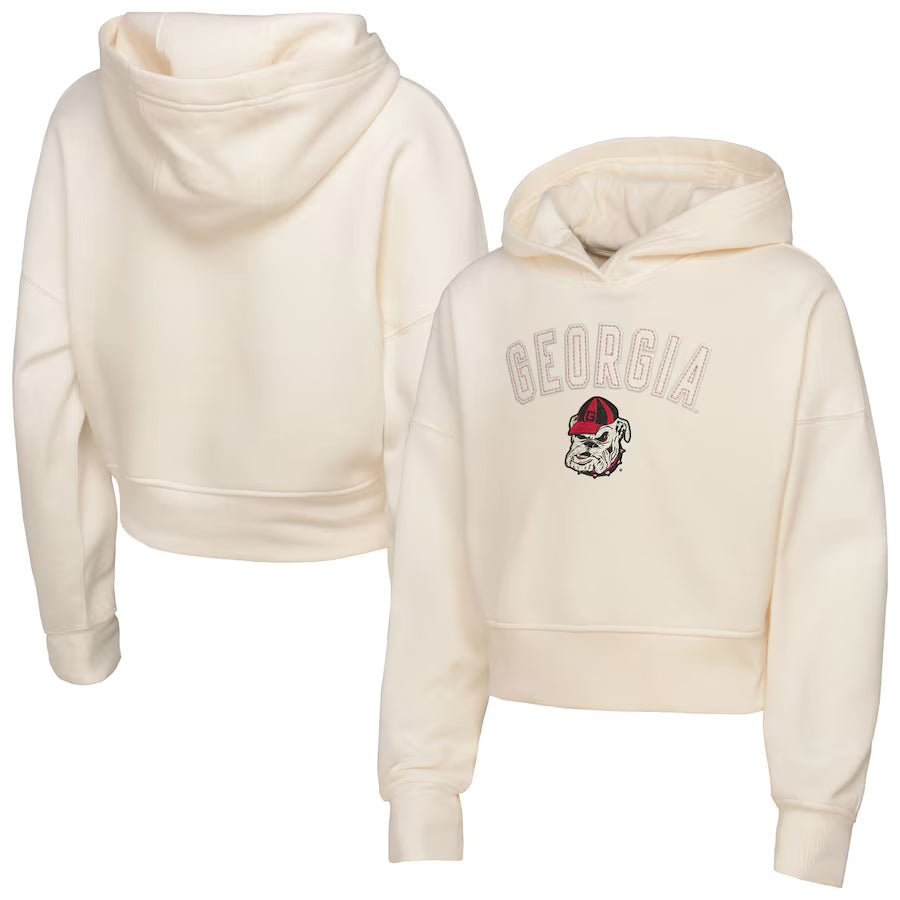 Georgia Bulldogs - NCAA Blitz Cropped Youth Hoodie