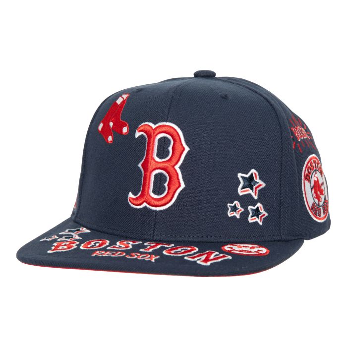 Boston Red Sox - MLB All Out Navy Snapback Hat