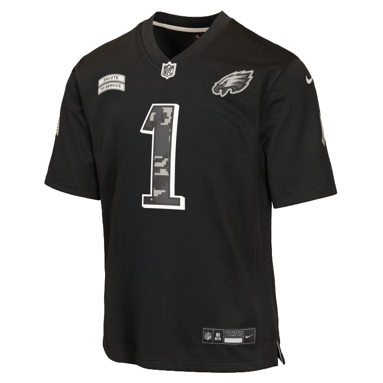 Philadelphia Eagles - NFL Jalen Hurts Game Youth Jersey