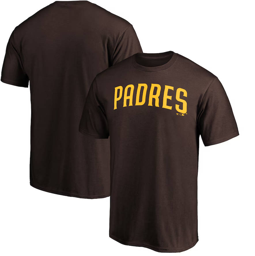 San Diego Padres- Fanatics Official Wordmark Legacy Cotton T-shirt