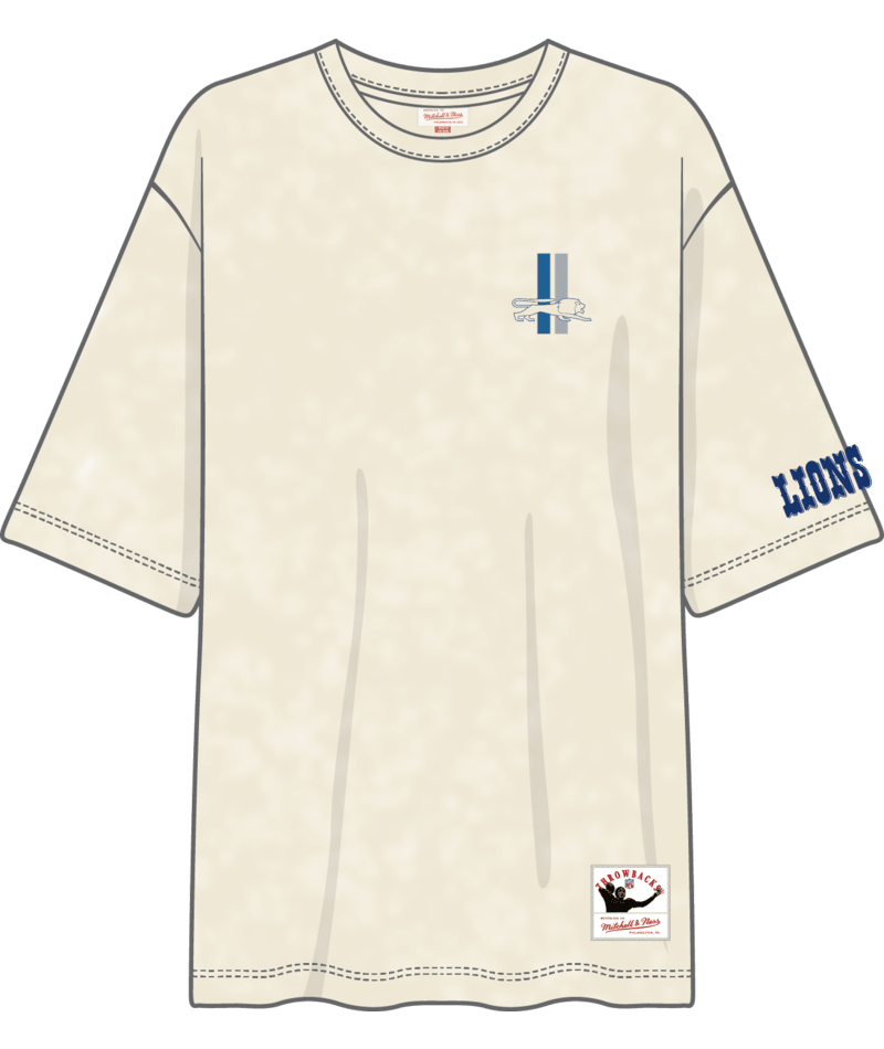 Detroit Lions - NFL Heritages Hues Oversized SS T-Shirt
