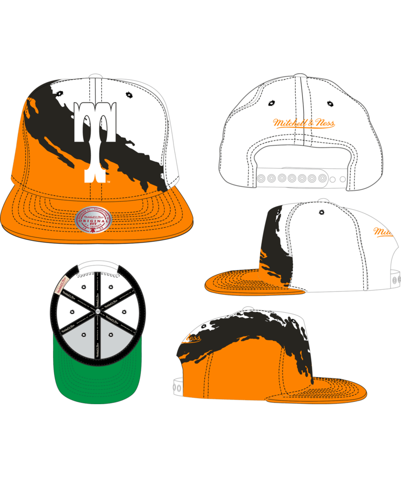 Tennessee Volunteers - NCAA Paintbrush Snapback Orange Hat