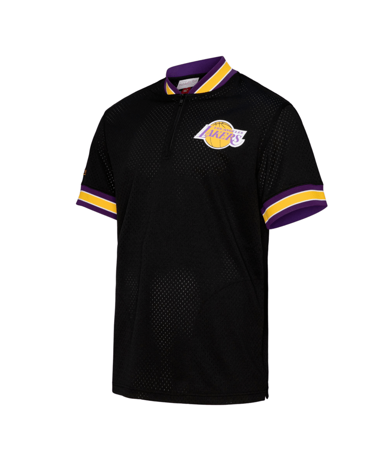Los Angeles Lakers - Mesh 1/4 Zip T-Shirt
