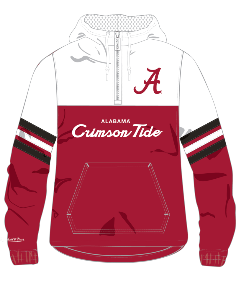 Alabama Crimson Tide - NCAA Head Coach Lightweight Windbreaker Anorak Jacket