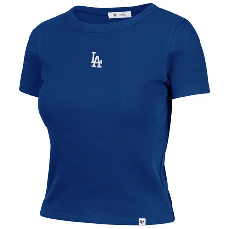 Los Angeles Dodgers - MLB Royal Ribbed Baby T-Shirt, '47 Brand