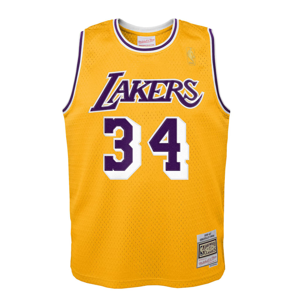 Los Angeles Lakers - NBA 1996 O'Neal Shaquille Swingman Road Youth Jersey