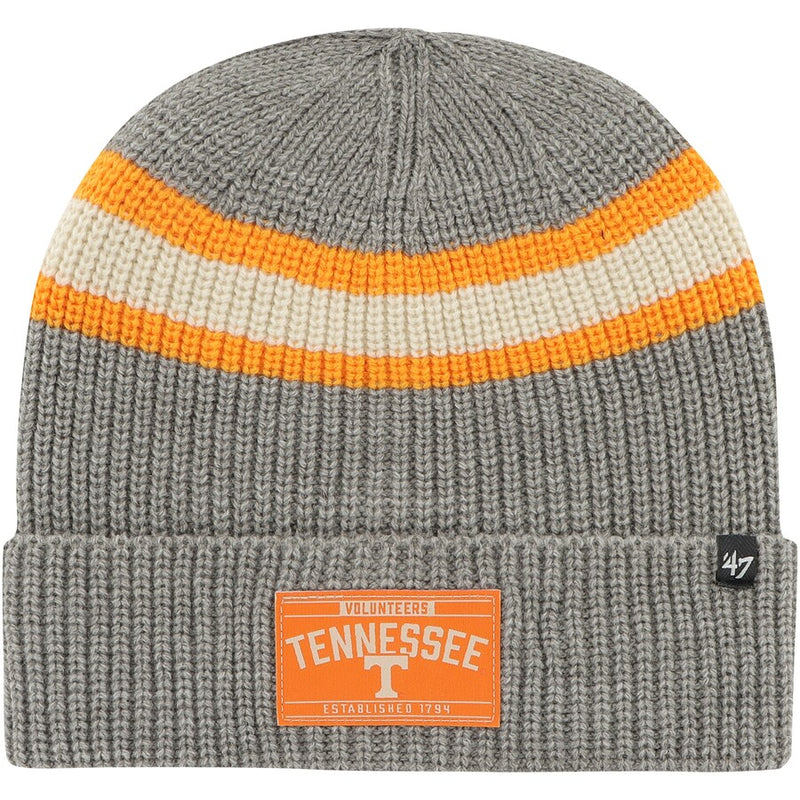 Tennessee Volunteers - Dark Grey Penobscot Cuff Knit Beanie, 47 Brand