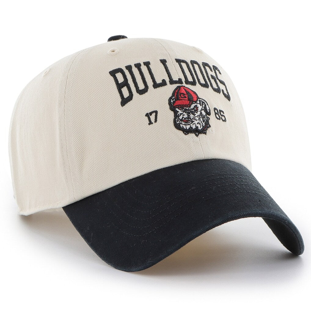 Georgia Bulldogs - NCAA Natural Local Banner Clean Up Adjustable Hat, 47 Brand
