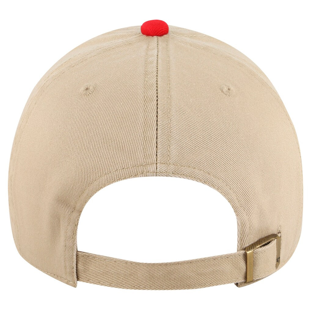Georgia Bulldogs - Khaki Local Clean Up Adjustable Hat, 47 Brand