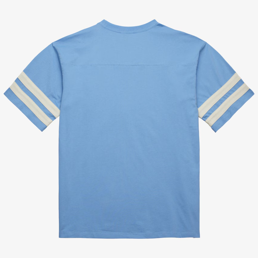 North Carolina Tar Heels - NCAA Heavyweight Yoke Blue Men's T-Shirt