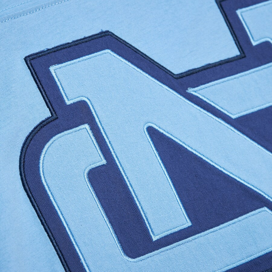 North Carolina Tar Heels - NCAA Heavyweight Yoke Blue Men's T-Shirt