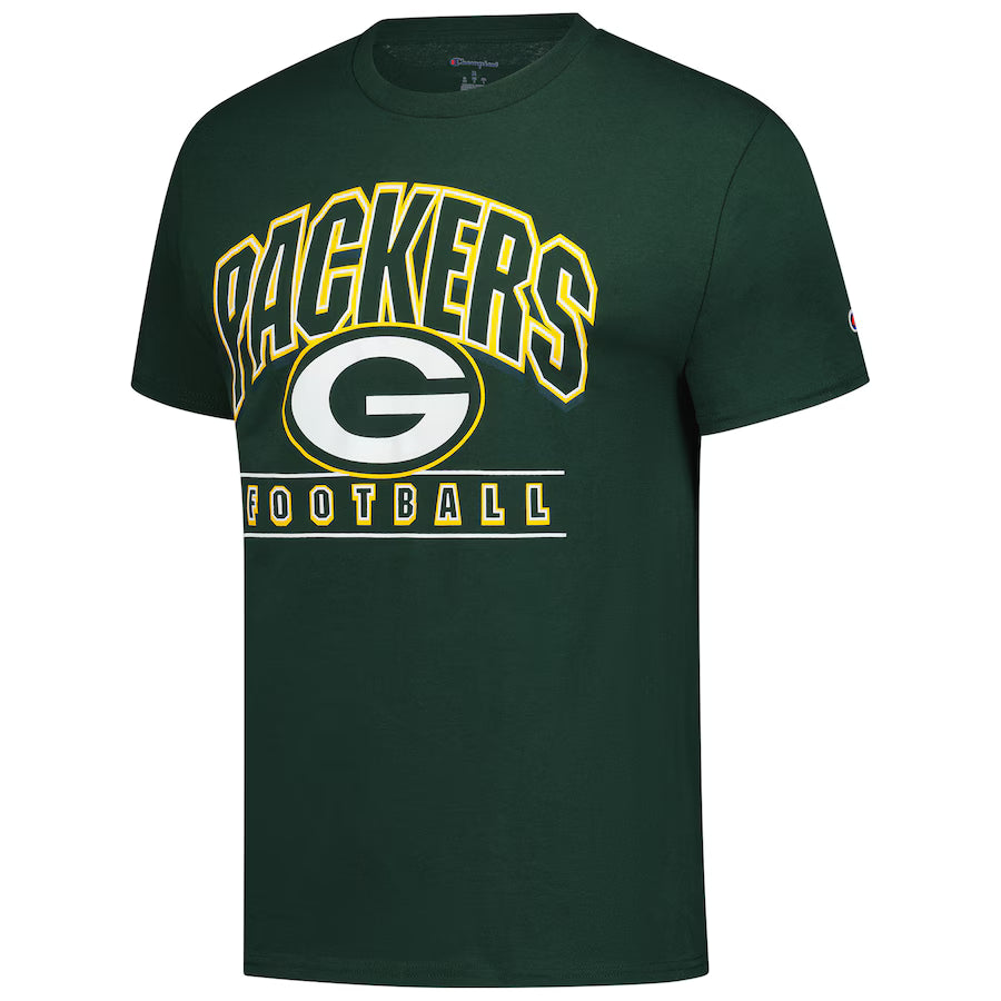Green Bay Packers - NFL Black Short Sleeve T-Shirt