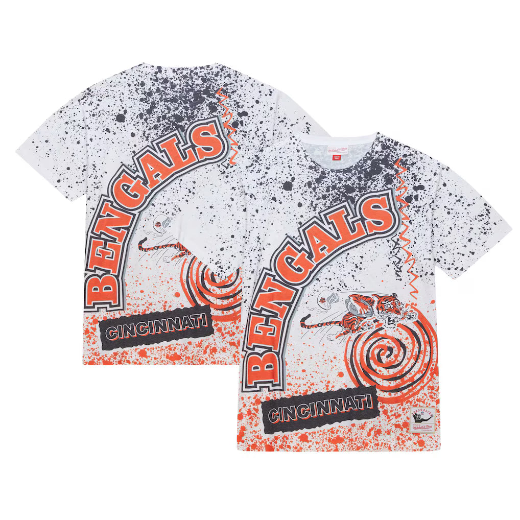 Cincinnati Bengals - Team Burst Sublimated Short Sleeve T-Shirt