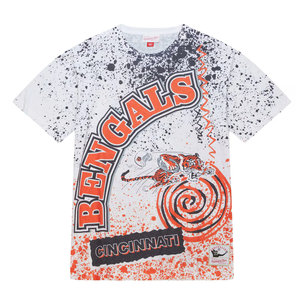 Cincinnati Bengals - Team Burst Sublimated Short Sleeve T-Shirt