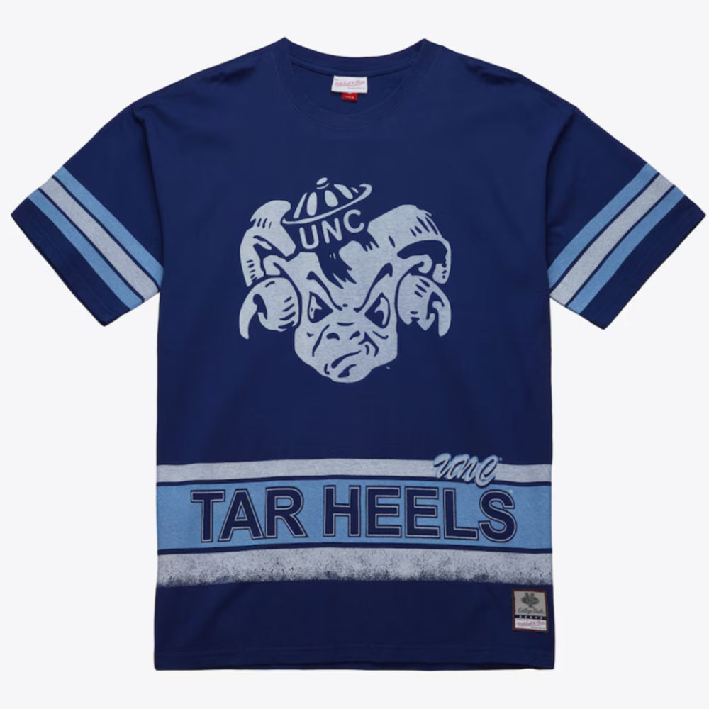 North Carolina Tar Heels - NCAA Navy Oversized Vintage Men's T-Shirt