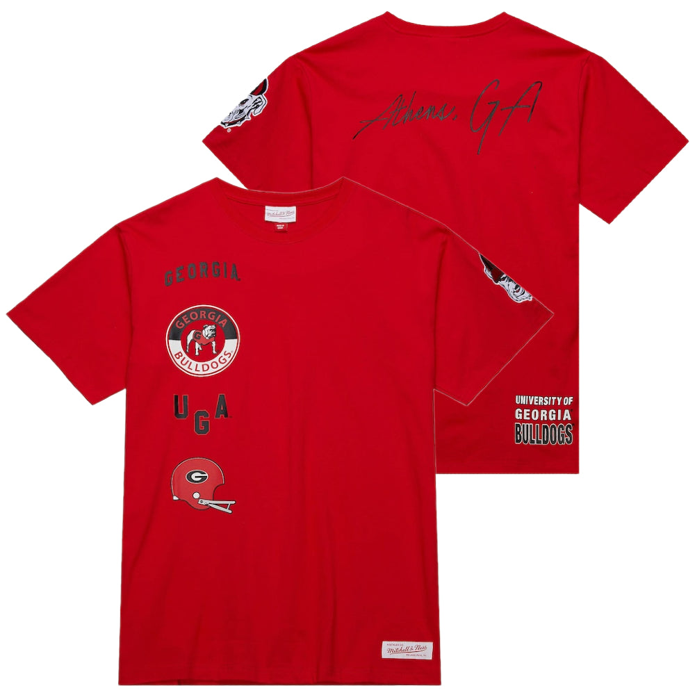 Georgia Bulldogs - NCAA Hometown Vintage Logo T-Shirt