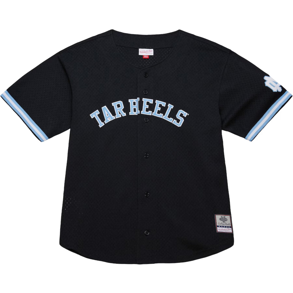 North Carolina Tar Heels - NCAA Black On The Clock Full-Button Fashion Jersey