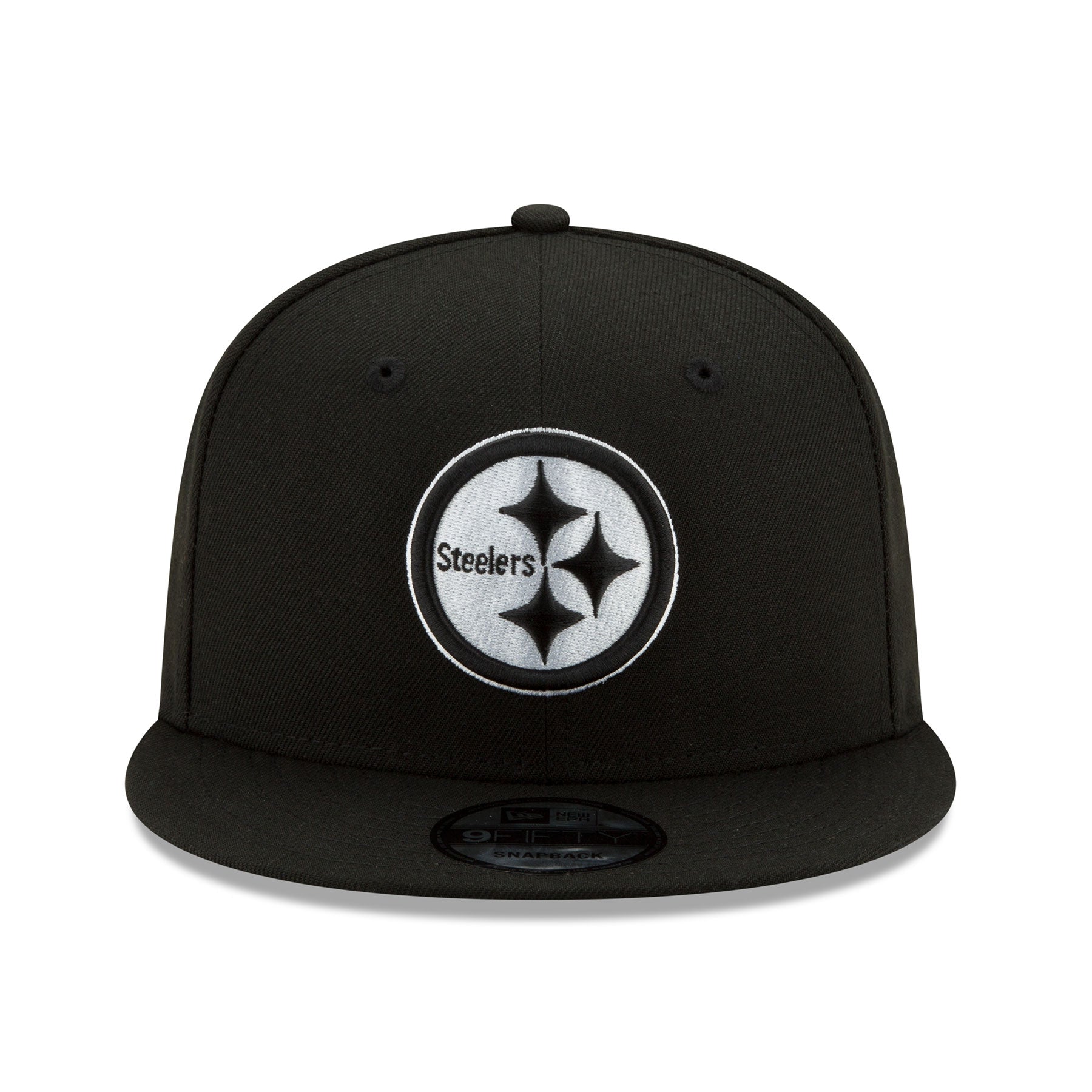 Pittsburgh Steelers - NFL Basic BW 9Fifty Snapback Black Hat, New Era