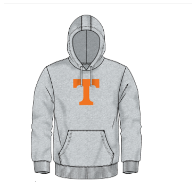 Tennessee Volunteers Cotton Fleece Primary Logo