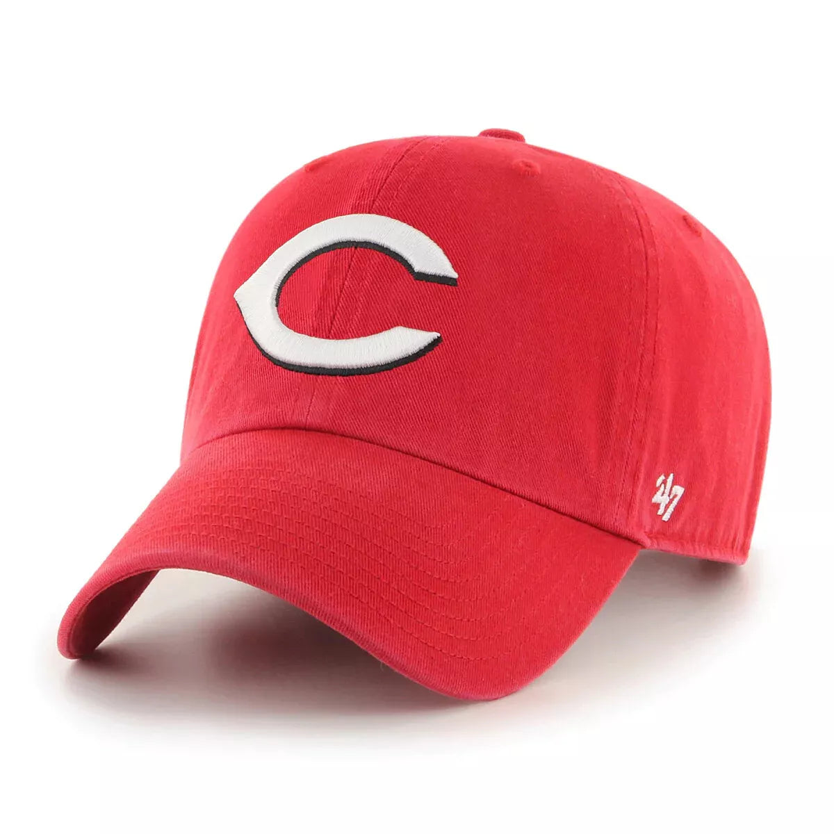 Cincinnati Reds Red - Clean Up Hat, 47 Brand