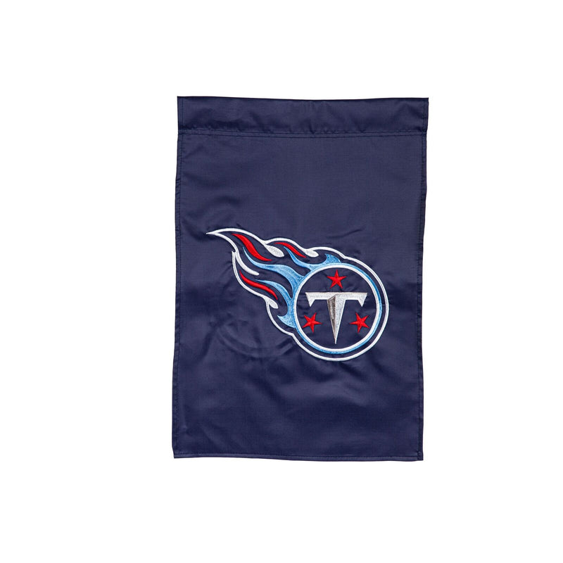 Tennessee Titans: Applique Flag, Gar Outdoor Garden Flag